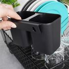 Vilde, suszarka na naczynia czarna, 40-33-17 cm