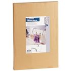 Vilde, suszarka na pranie na kaloryfer metalowa, biała rozkładana, 55-50.5 cm