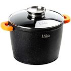 Vilde, Terruna Aroma, garnek ze szklaną pokrywką, granitowy, 28 cm, 9,7l