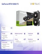 Zotac, karta graficzna, GeForce RTX 5060 Ti 8GB AMP GDDR7 128bit 3DP/HDMI