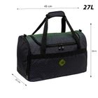 Abag, torba sportowa, hexagon green ombre