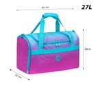 Abag, torba sportowa, hexagon mint ombre