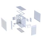 Asus, obudowa komputerowa, PRIME AP303 TG WHITE