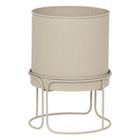 Atmosphera, Aze, donice metalowe, średnica 30 cm, 2 szt.