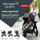 Baby Jogger, City Elite 2w1, wózek spacerowy z gondolą, terenowy, briar green
