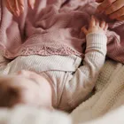 BabyOno, kocyk bambusowy, różowy, 75-100 cm