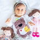 BabyOno, lalka Lena, maskotka, różowa