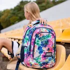 BackUp, plecak szkolny, 3-komorowy, Wiosenny