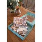 Beaba, First Meals 3w1, zestaw prezentowy: talerzyk + zestaw sztućców + śliniak, savannah bloom