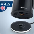 Berdsen, czajnik elektryczny, czarno-srebrny, 1,7l, BD-71