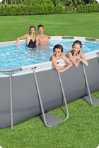 Bestway, basen ogrodowy, stelażowy, 427-250-100 cm, zestaw 18w1