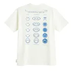 Biały t-shirt o kroju relaxed S.W.Smiley NOWEAR