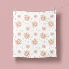 Bocioland, pieluszki muślinowe, marszczone, różowe, 70-70 cm, 3 szt.