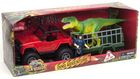 Boley, pojazd z przyczepą i figurką dinozaura