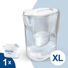 Brita, Style Essential, dzbanek filtrujący, XL, biały + MX Pro Pure Performance, filtr