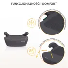 Caretero, Jaguar i-Size, fotelik samochodowy, pink, 125-150 cm