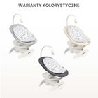 Caretero, Noco, elektryczny leżaczek i bujaczek 2w1, grey