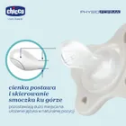 Chicco, PhysioForma Dual Soft, smoczek uspokajający, silikonowy, niebieski, 2-6m, 2 szt.