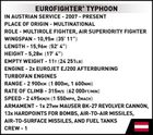 Cobi, Armed Forces, Eurofighter Typhoon, klocki, 578 elementów