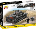 Cobi, Historical Collection, WWII, Panzer I Ausf.B., klocki, 1:28, 654 elementów
