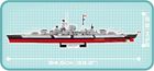 Cobi, Small Army, World of Warships, Battleship Bismarck, klocki, 1974 elementy