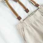 Cool Club, Komplet chłopięcy, Koszula z krótkim rękawem, Spodnie materiałowe, Szelki, mix