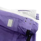 Cool Club, Kurtka narciarska dziewczęca z kapturem, ocieplana, biało-fioletowa