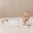 Cool Club, Półśpiochy niemowlęce, bawełna organiczna, białe, zestaw, 2 szt.