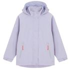 Cool Club, Przeciwdeszczowa kurtka dziewczęca z kapturem, 3w1, Bluza rozpinana, polarowa, fioletowa