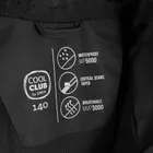 Cool Club, Przeciwdeszczowa kurtka dziewczęca z kapturem, czarna
