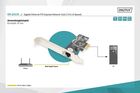 Digitus, karta sieciowa, przewodowa, PCI express, 1xRJ45 2.5 gb, ethernet, 2500mbps, DN-10135