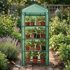 Edenia, mini szklarnia foliowa, 4 piętrowa, 49-68-158 cm