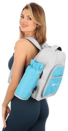 Enero Camp, plecak piknikowy, termiczny, błękitno-szary, 25 l