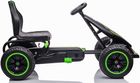 Enero Toys, gokart na pedały, czarno zielony