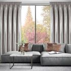 Eurofirany, zasłona gotowa, Cameron, na taśmie, 140-270 cm, beżowy