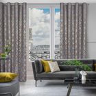 Eurofirany, zasłona zaciemniająca gotowa, Areta, 140-250 cm, stalowy