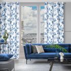 Eurofirany, zasłona zaciemniająca gotowa, Caren, 140-250 cm, niebieski