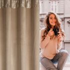 Eurofirany, zasłona zaciemniająca gotowa, Jasper, 140-250 cm, beżowy