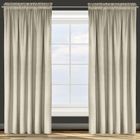 Eurofirany, zasłona zaciemniająca gotowa, na taśmie, Rosa, 140-300 cm, beżowy