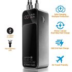 Everactive, powerbank z latarką, 27000mAh, 1xUSB, 2xUSB-C, 162,5W, QC4+, wyświetlacz LCD, czarny, EB-27Q