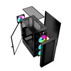 Gembird, Midi Tower Fornax 4000 ARGB, obudowa, czarna