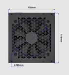 Gembird, zasilacz, ATX, 1000W, aktywne PFC 12 cm, fan 80+Gold