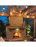 Girlanda ogrodowa świetlna, 20m, 20 żarówek LED, sieciowa, wodoszczelna