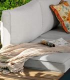 Hedo, narożnik ogrodowy na taras ze stolikiem i poduszkami, 6 osobowy