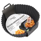 Hit, wkład do frytkownicy air fryer, silikonowy, szary, 20 cm