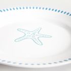 Homla, Kaoma, talerz, deserowy z rozgwiazdą, 21 cm