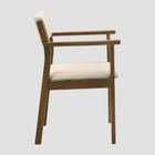 Homla, Pahkel, zestaw 2 krzeseł, z drewna kauczukowego, 56,5-62,5-84,5 cm