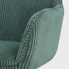 Homla, Pesa, krzesło w tkaninie, zielone, 56-60-82 cm
