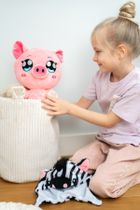 Hoody Kin Academy, maskotka w zwierzęcym kapturku, świnka