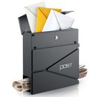 Humberg, skrzynka na listy, antracyt, 37-37-10,5 cm, HM-862